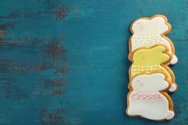 Forma de coelho Biscoitos de Páscoa — Fotografia de Stock