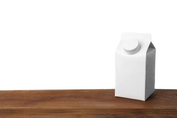 シンプルなミルク ボックス — ストック写真