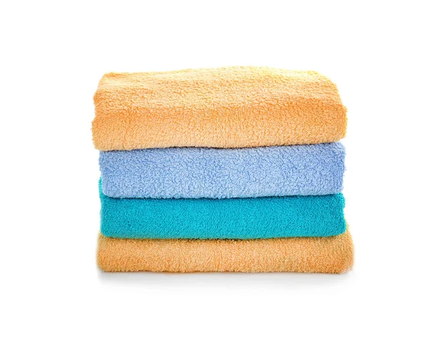 Pile of soft towels — Stock Photo, Image