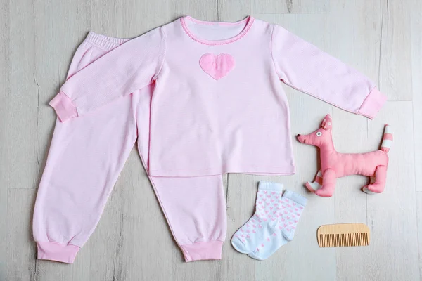 Babykleding en accessoires — Stockfoto