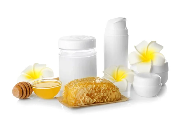 Beautiful honey spa composition — Stock Photo, Image