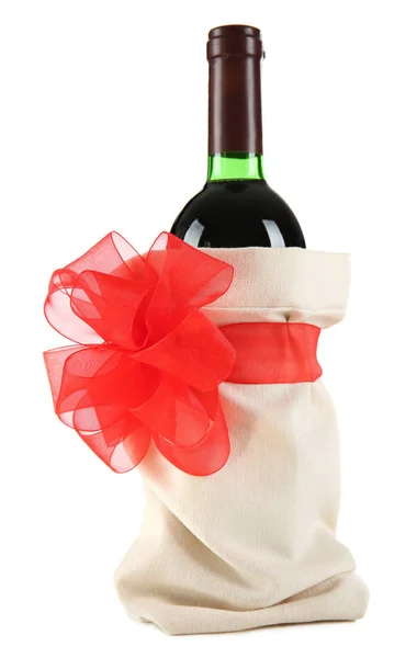 Decorated wine bottle — Stock Photo, Image