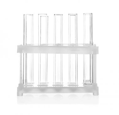 Test tüpleri ile stand 