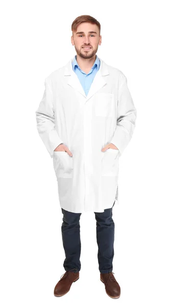 Guapo doctor en blanco — Foto de Stock