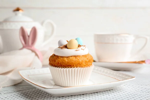 Delicioso cupcake de Pascua — Foto de Stock