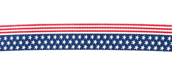 Wstążki z flagą Usa — Zdjęcie stockowe