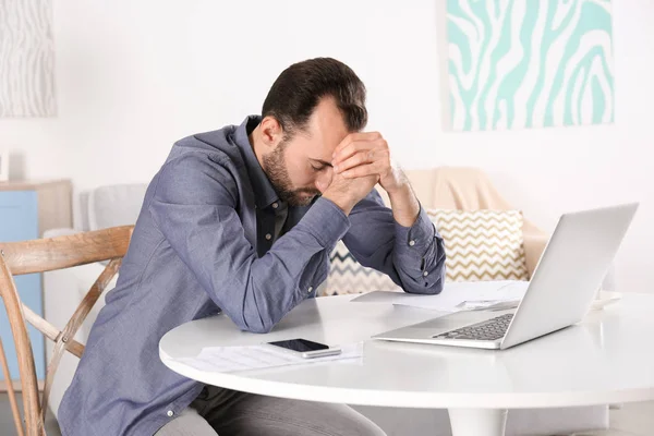 Handsome depressed man — Stock Photo, Image