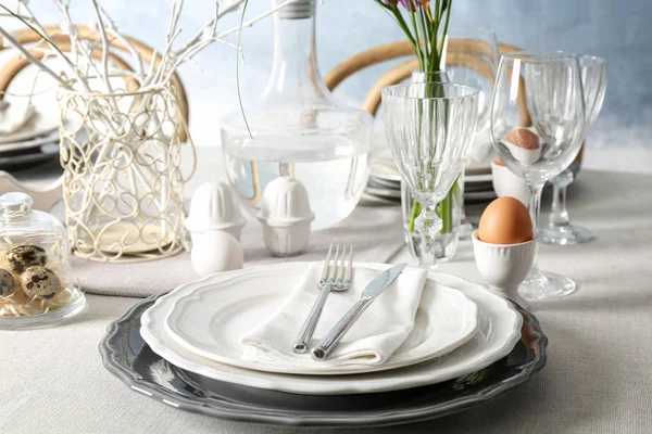 Easter table setting