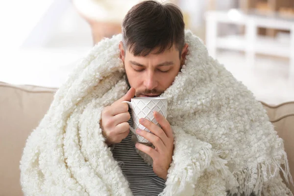 Junger kranker Mann — Stockfoto