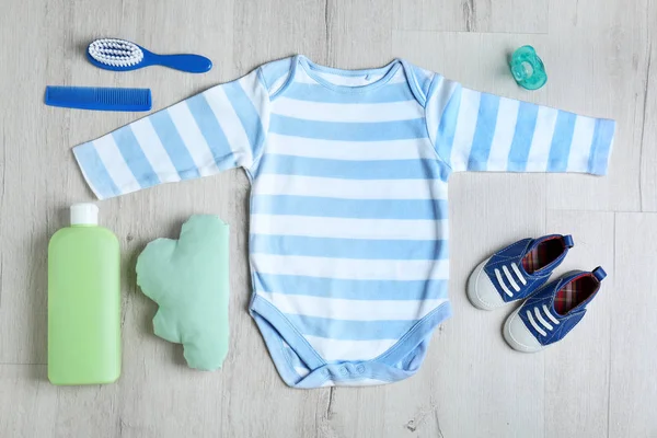 Baby clothes and accessories — Stock Photo, Image