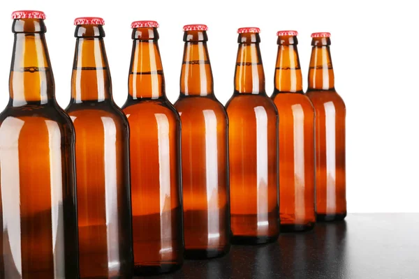 Bottiglie di birra alcolica — Foto Stock