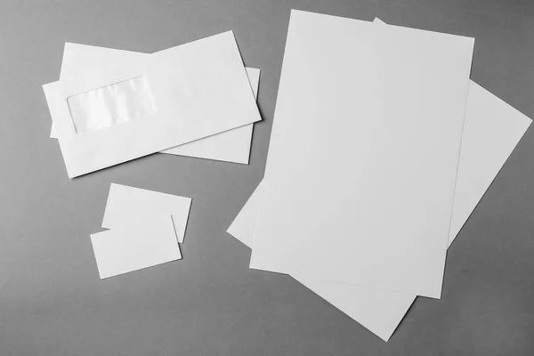 Set of blank items for branding — Stock Photo, Image