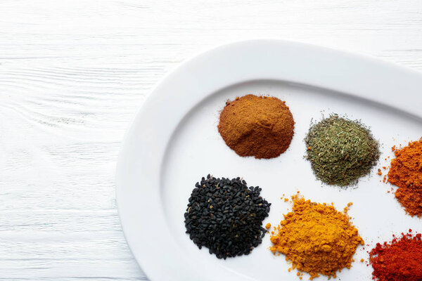 mix of different spices