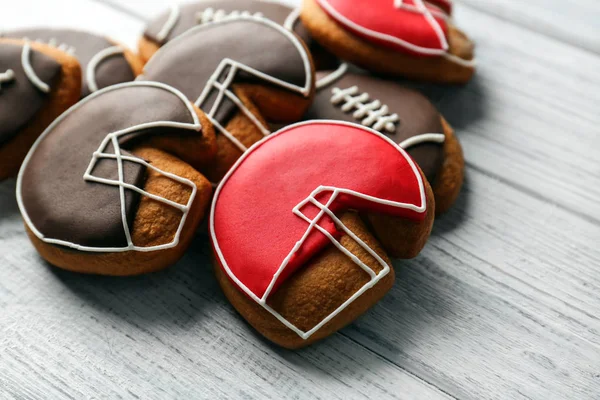 Creative cookies in football style — Stock Photo, Image