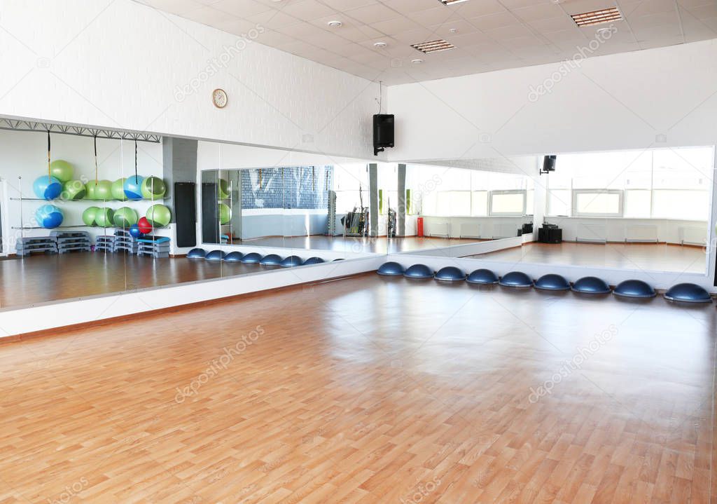  Interior of fitness club