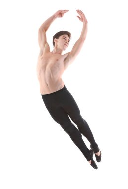 Yakışıklı genç balet 