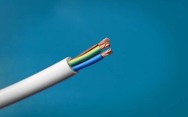 Kablo renk arka plan üzerinde