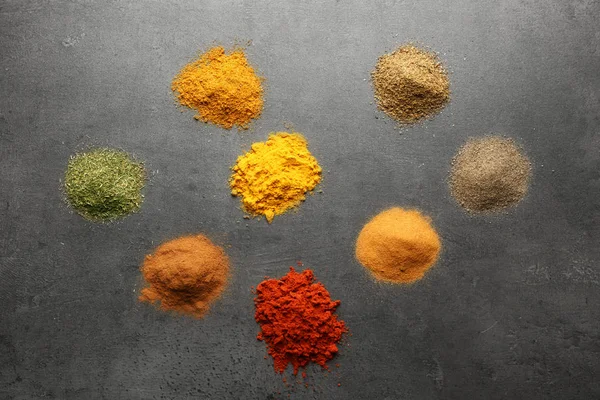 Heaps of various spices — Stock Photo, Image