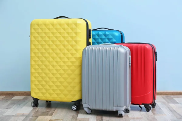 Packed travel suitcases — Stock Photo, Image