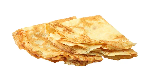 Tasty folded pancakes — Stock Photo, Image