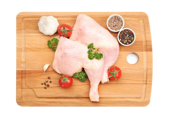 Raw chicken thighs — Stock Photo, Image