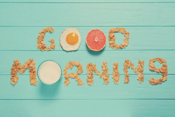 Frase GOOD MORNING — стоковое фото