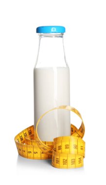 şişe ve ölçüm bandı