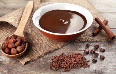 Çikolata mousse ile kase