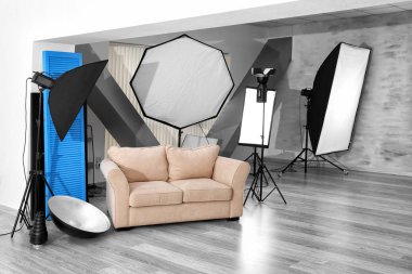 Modern iç ile fotoğraf stüdyosu 