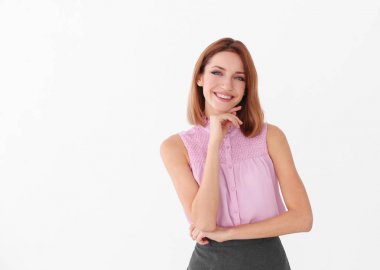 Genç güzel kadın. 