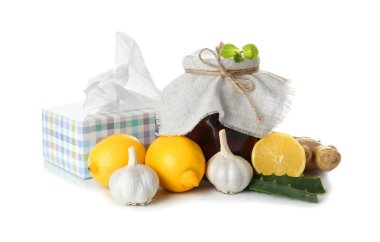 doğal soğuk ilaçlar ile kompozisyon