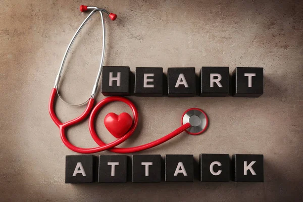 Plantilla médica de ataque cardíaco —  Fotos de Stock