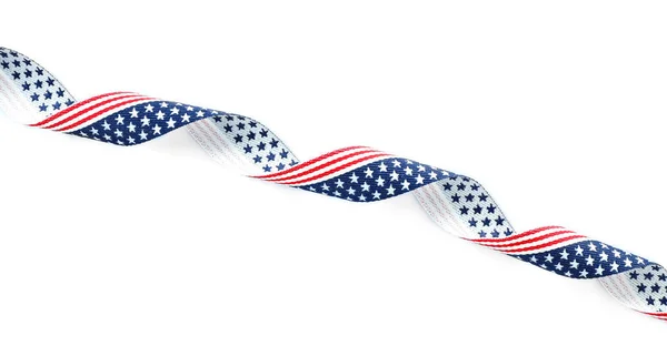 Schleife mit US-Flagge — Stockfoto