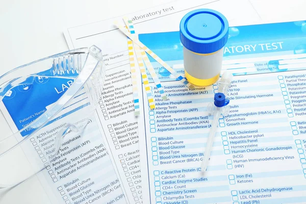 Items for laboratory analysis — Stock Photo, Image