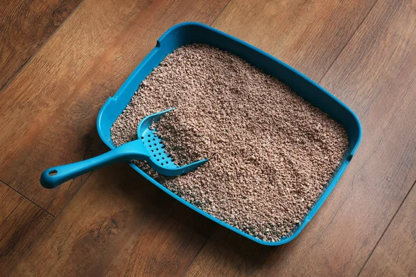 Caixa de areia de gato — Fotografia de Stock