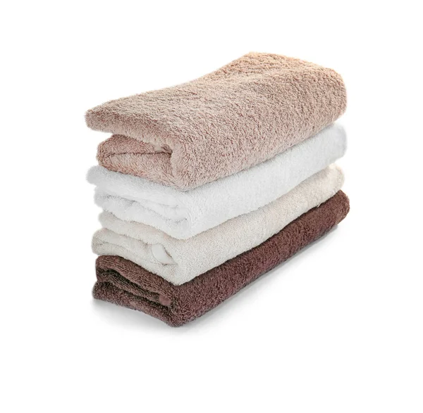Σωρός από μαλακές πετσέτες — Φωτογραφία Αρχείου