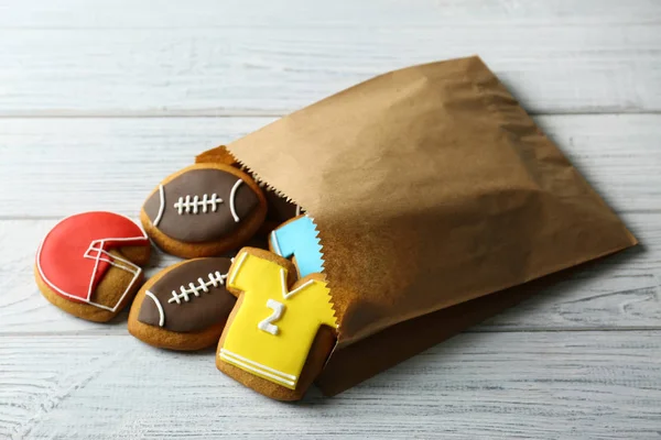 Galletas creativas en estilo fútbol — Foto de Stock