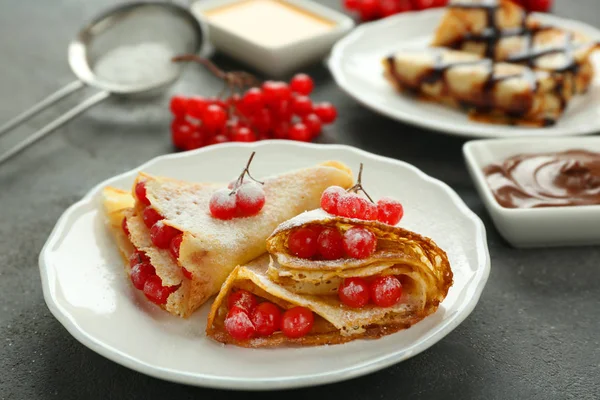 Krep ile kartopu plaka üzerinde