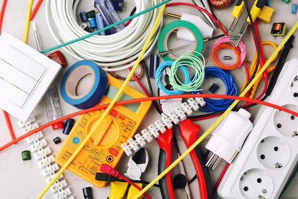 Diversi utensili elettrici — Foto Stock