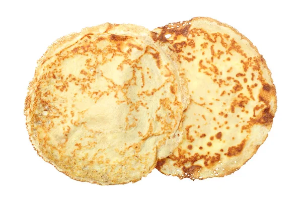 Leckere goldene Pfannkuchen — Stockfoto