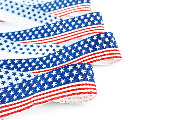 Nastro con bandiera USA — Foto Stock