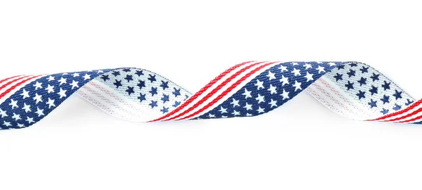 Nastro con bandiera USA — Foto Stock