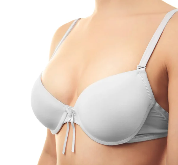 Young woman in bra — Stock Photo, Image