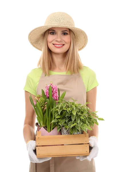 Beautiful female florist \