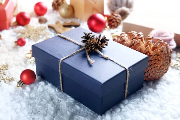 ギフト ボックス クリスマス装飾 — ストック写真