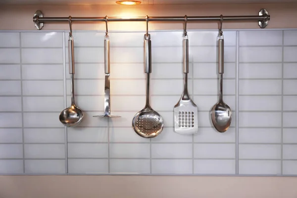 Juego de utensilios en la cocina — Foto de Stock