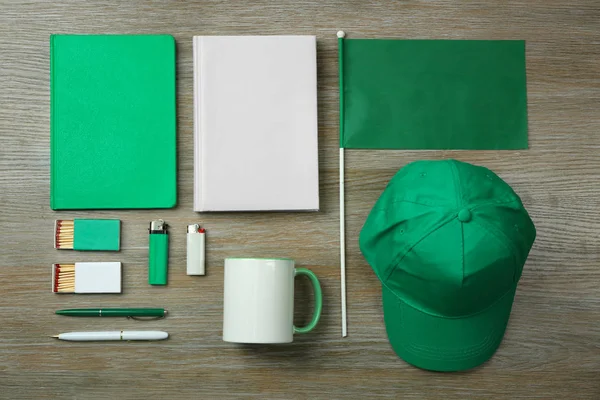 Set of blank items for branding — Stock Image Set of blank items for branding Royalty Free Stock Images