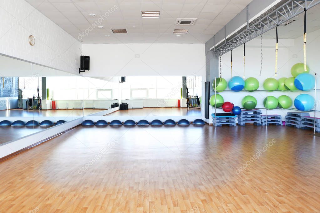  Interior of fitness club