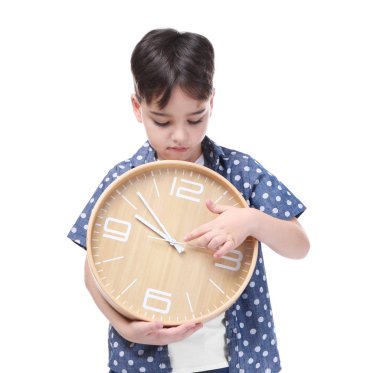 Şirin küçük çocuk.  