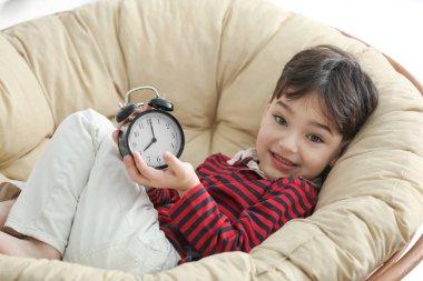 Şirin küçük çocuk.  